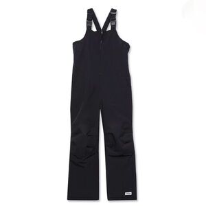 Lands' End Kids Black Onyx Insulated Snow Bibs